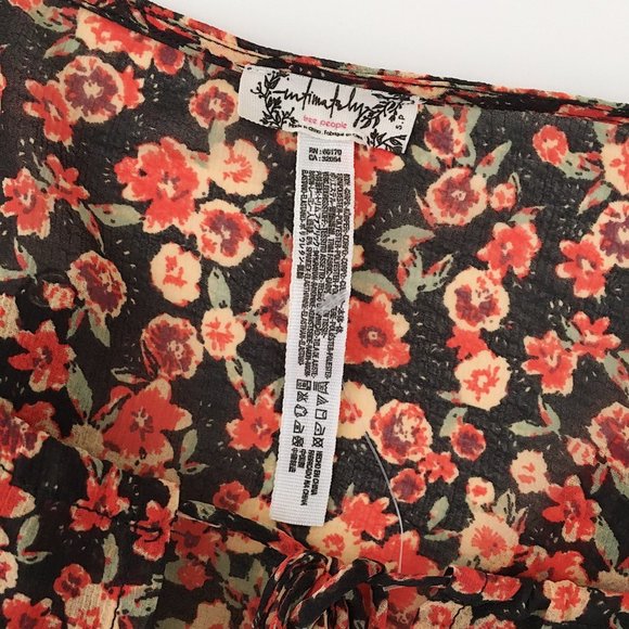 Free People Anna Bodysuit in Black Combo - Picture 10 of 12